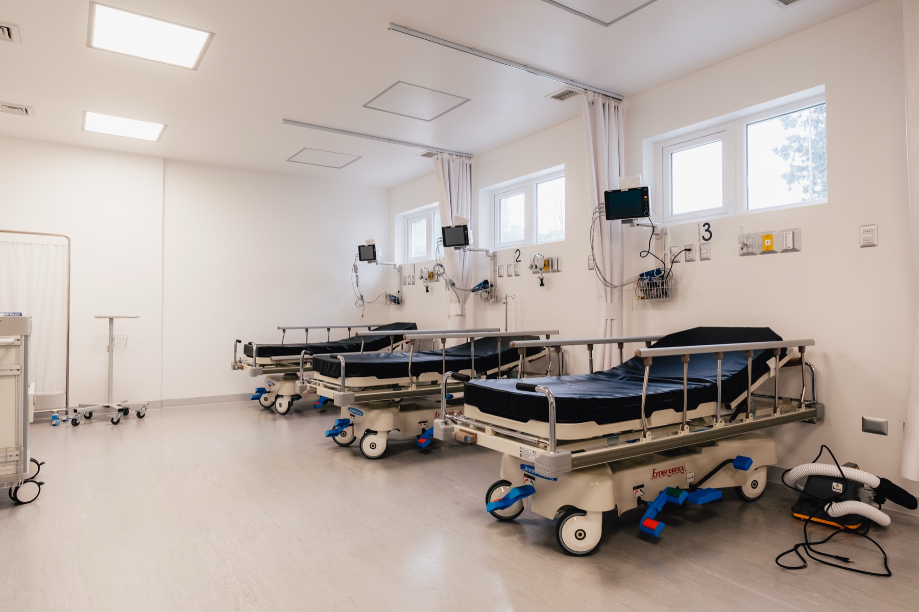 Sala de recuperación post-operatoria de Clínica Chinquihue, Puerto Montt